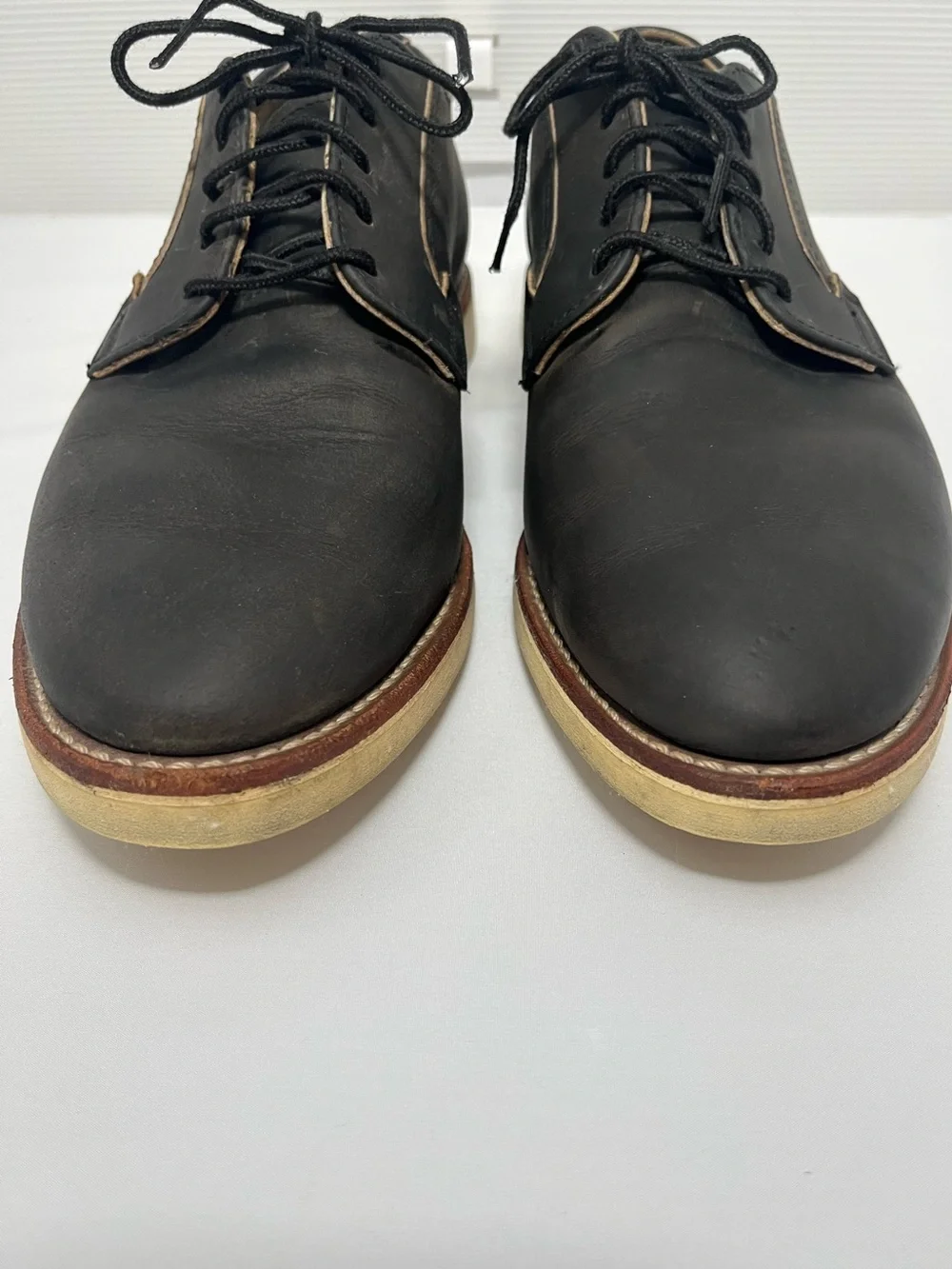 Red Wing Heritage 3119 Postman Oxford Charcoal Rough & Tough Leather Men's 9.5 D